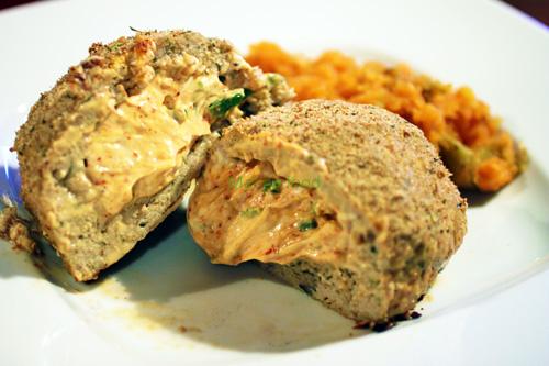 Chili Pepper and Cream Cheese Stuffed Chicken